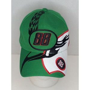Dale Jarret 88 Green Nascar Racing Adjustable Fan Outdoor Casual Hat